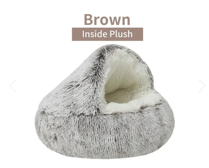 TailsUp™ PawPlush Retreat. Pet Cat Dog Bed.